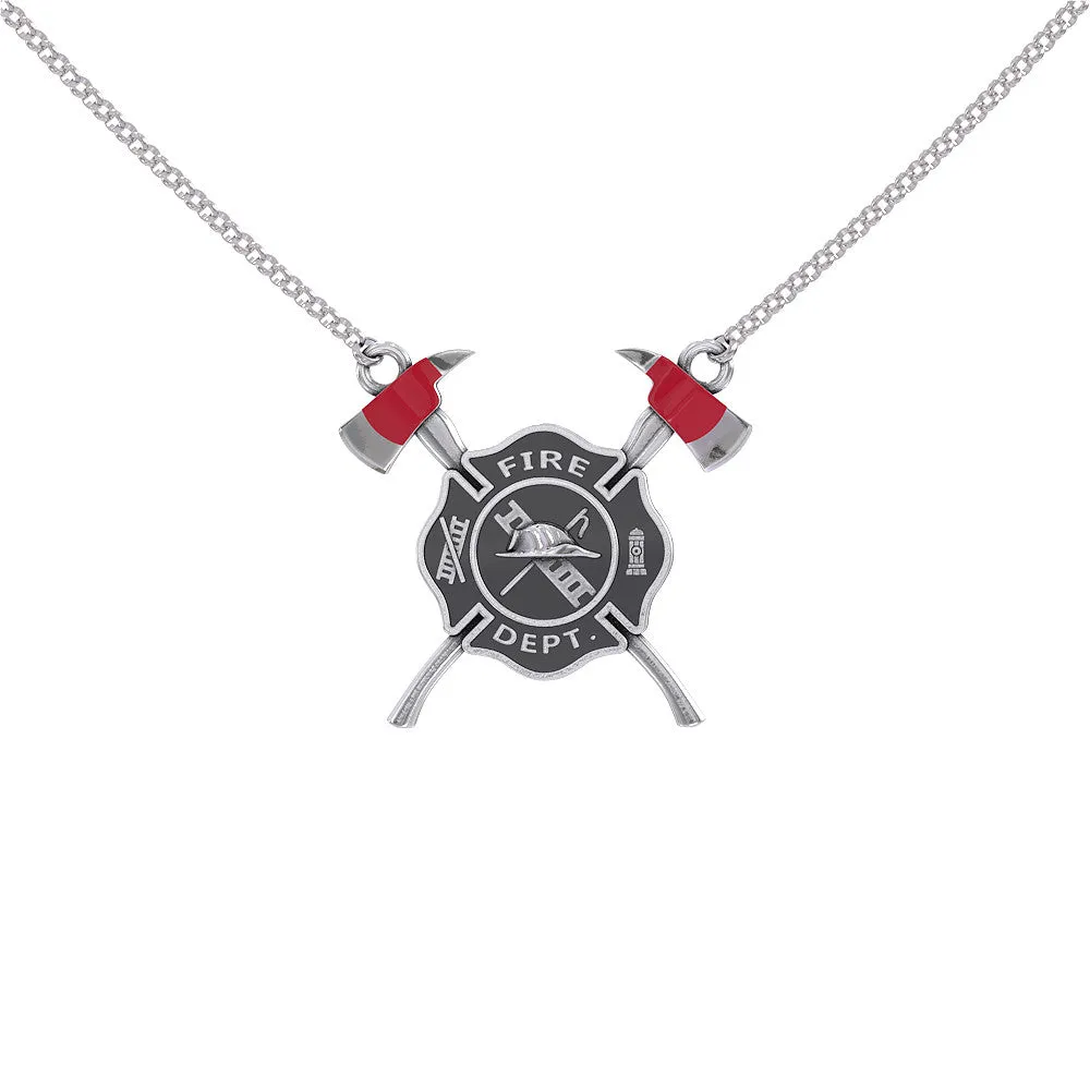 Fire Shield Necklace