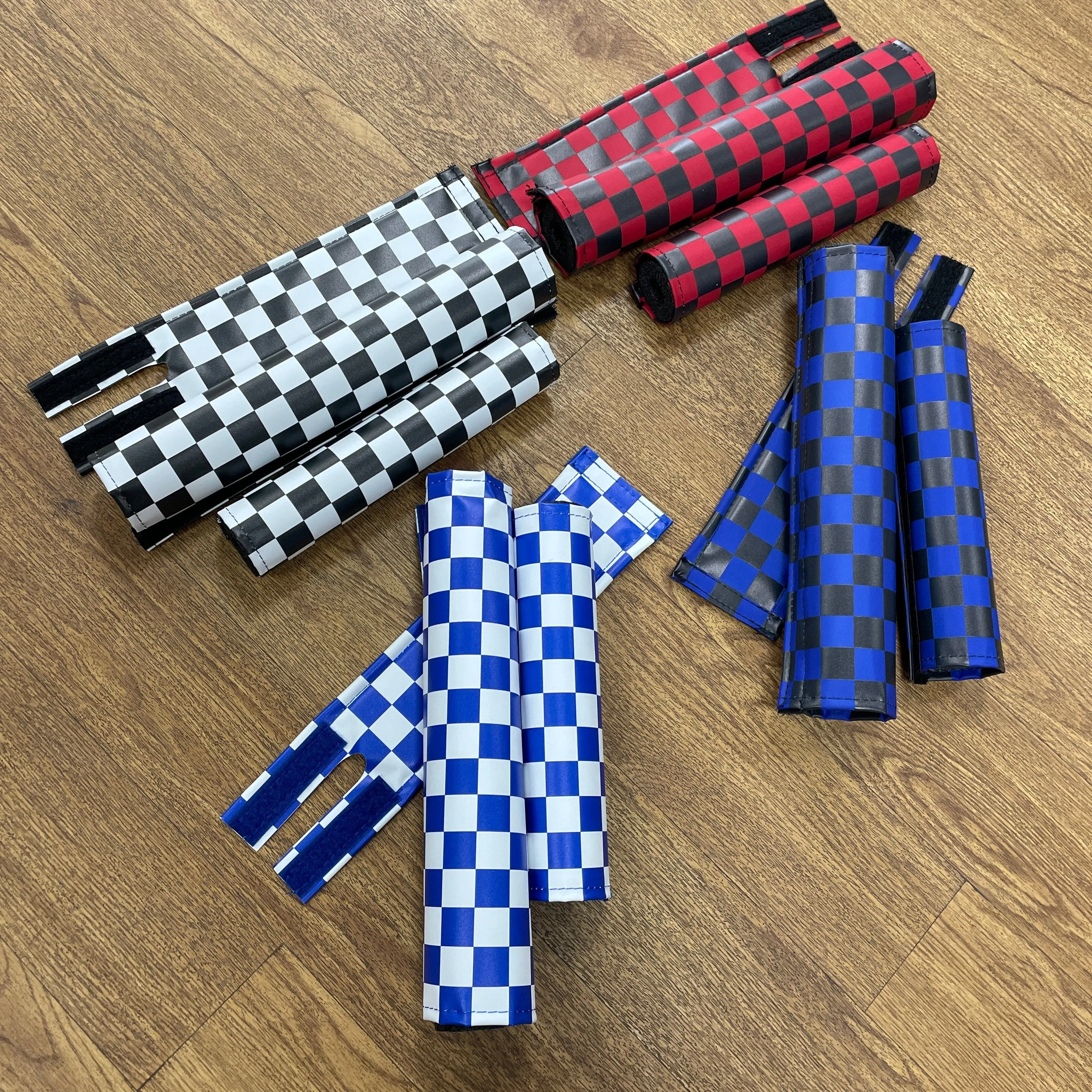 Flite Old School BMX 3 Piece Straight Pad Set Checkers