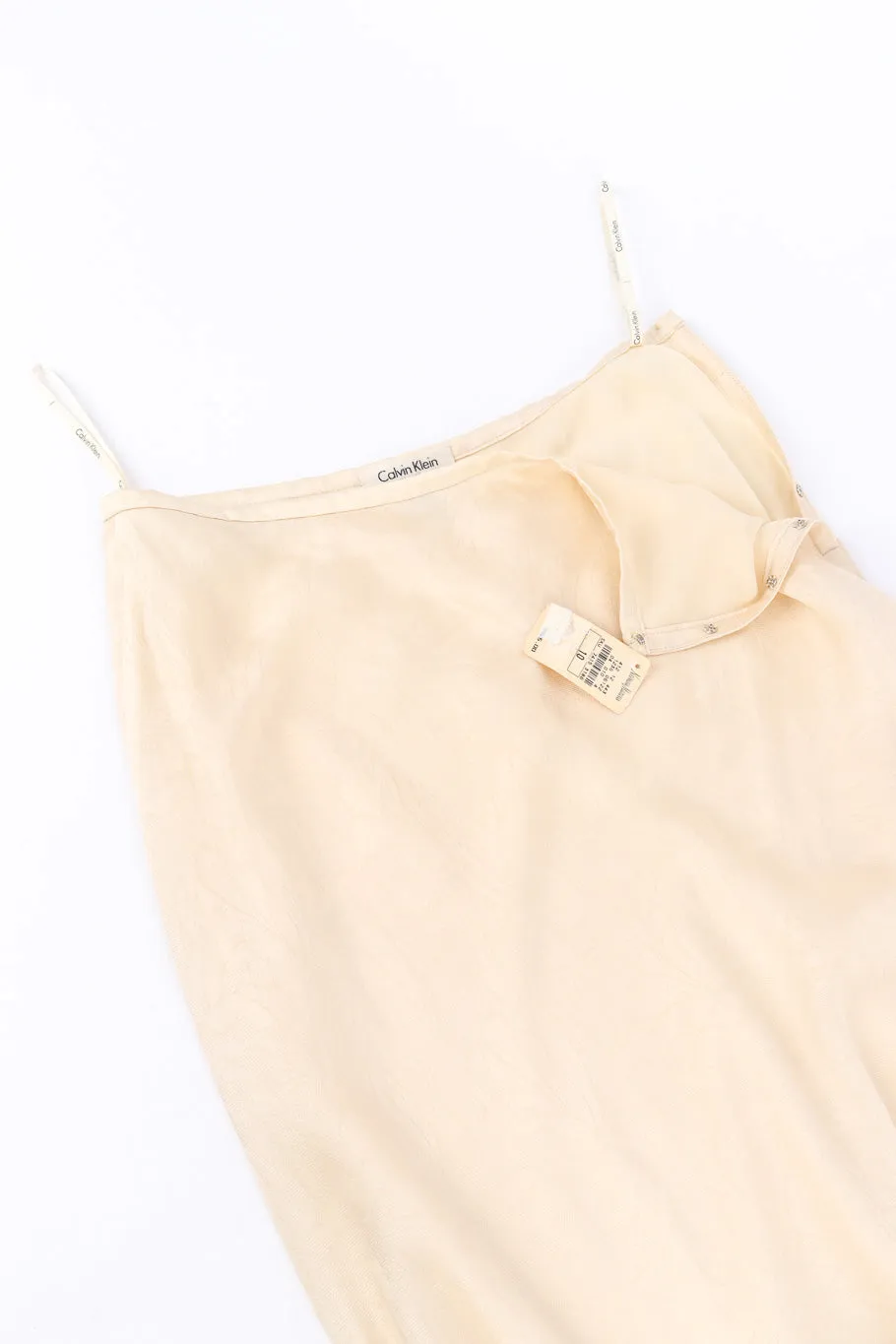 Floral Embossed Silk Tank & Skirt Set