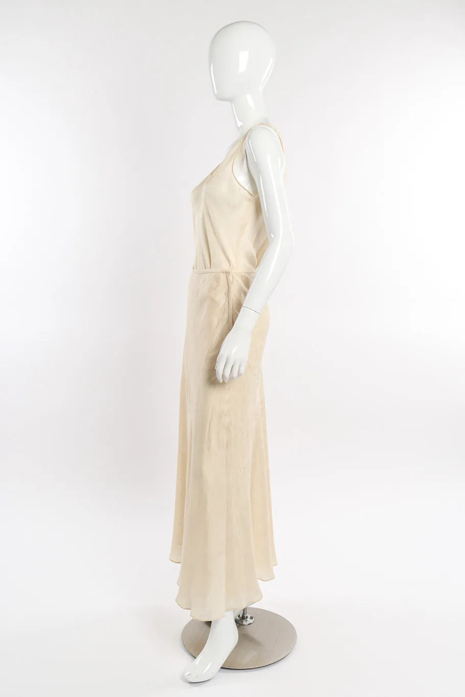 Floral Embossed Silk Tank & Skirt Set