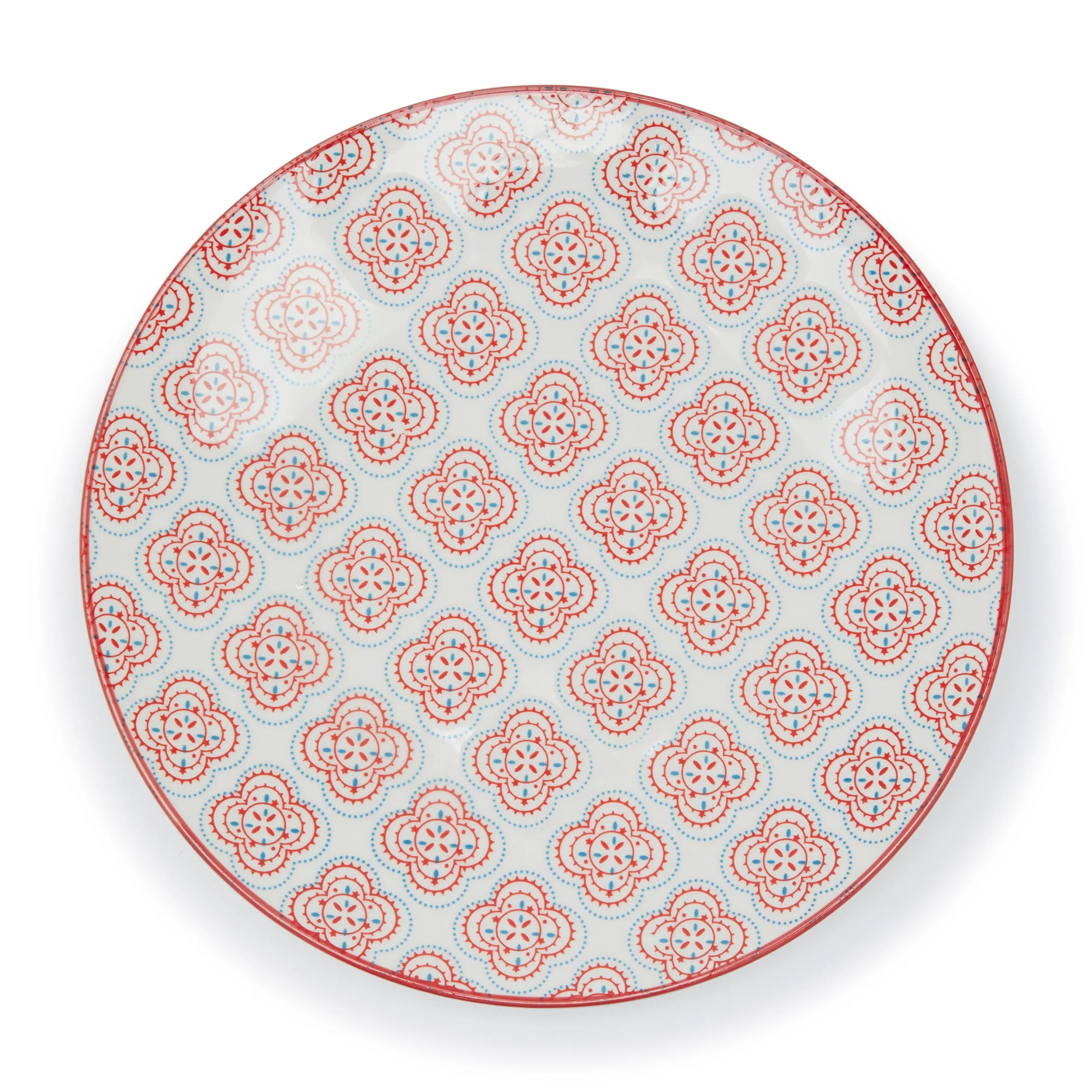 FLORAL MM REVERSE ARAB JAALI CERAMIC DINNER PLATE (27×2.5 CM)