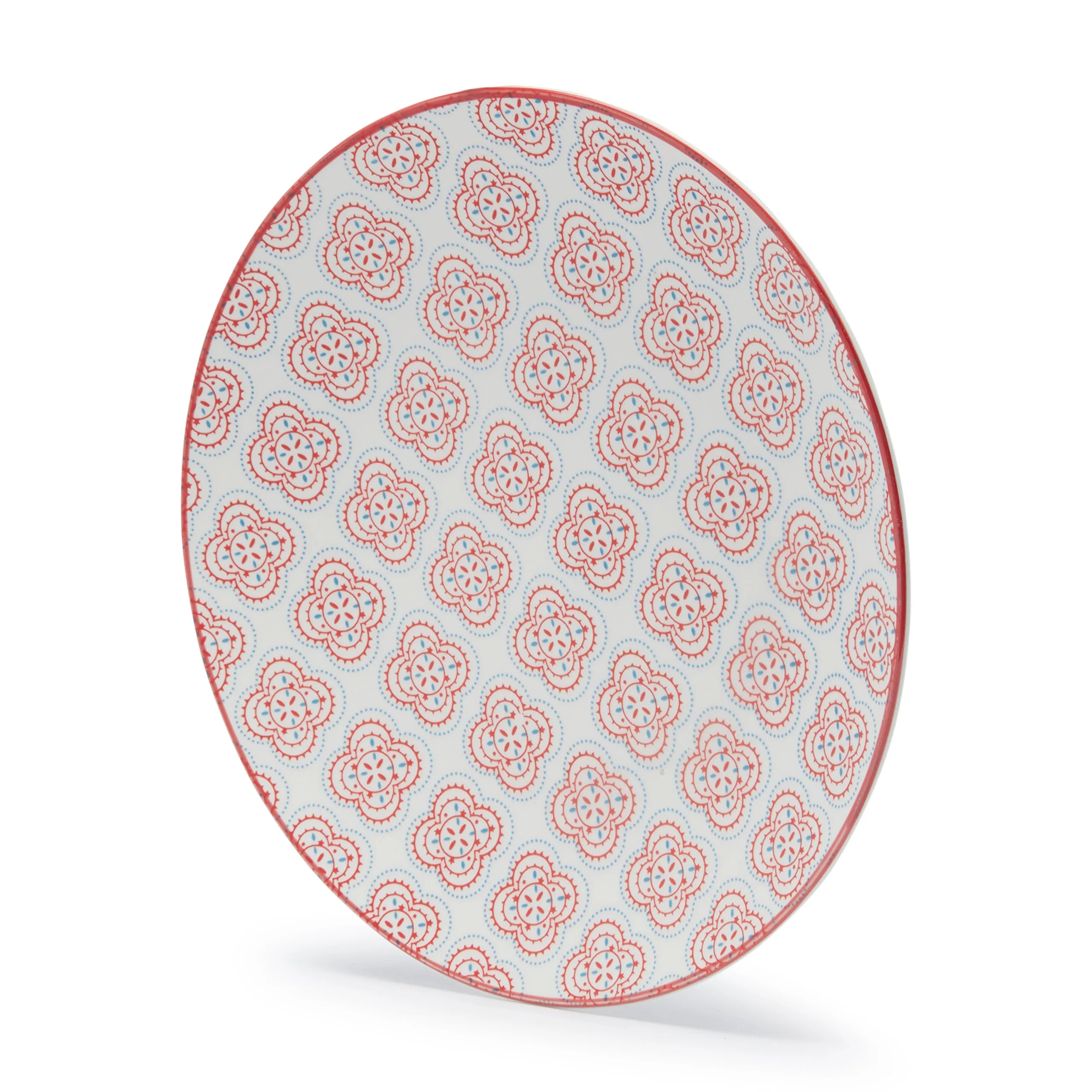FLORAL MM REVERSE ARAB JAALI CERAMIC DINNER PLATE (27×2.5 CM)