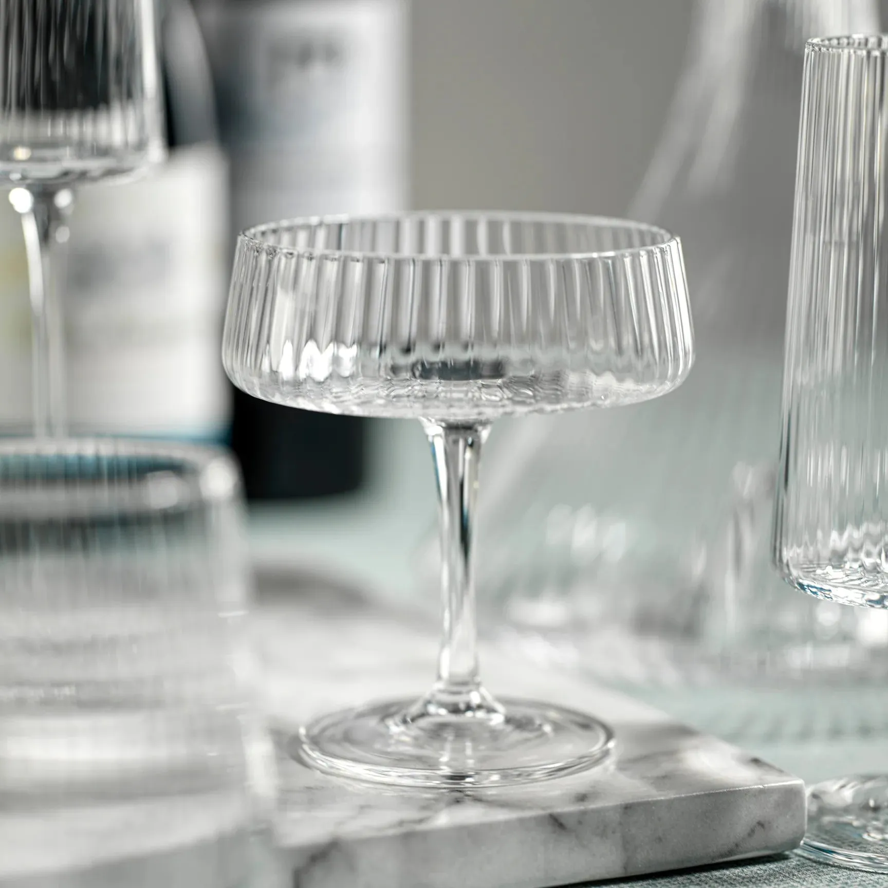 Fluted Martini Glass