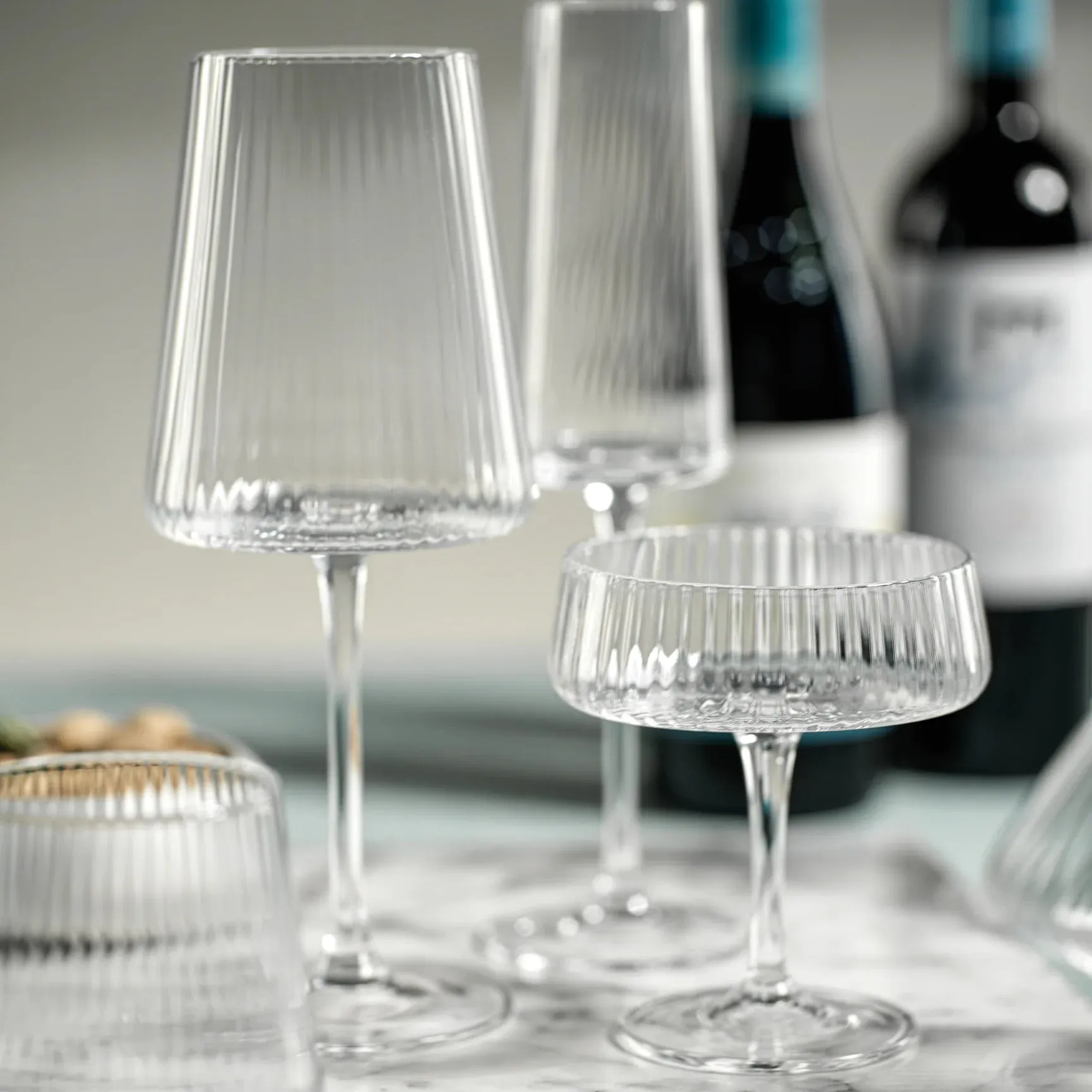 Fluted Martini Glass