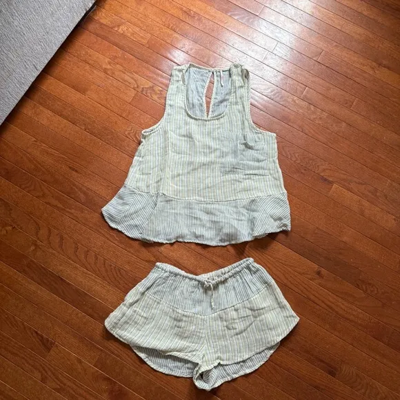 Free People ANNABELLE two piece set size small NWOT