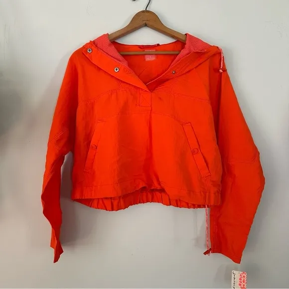 Free People Movement Ride The Wave Crop Hooded Jacket