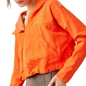 Free People Movement Ride The Wave Crop Hooded Jacket