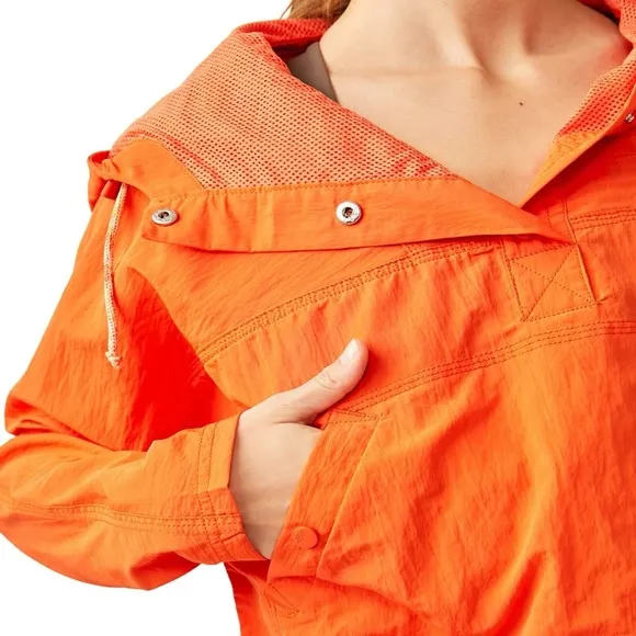 Free People Movement Ride The Wave Crop Hooded Jacket
