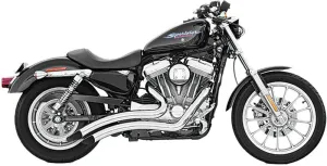 Freedom Performance HD00406 Sharp Curve Radius Exhaust System - Chrome