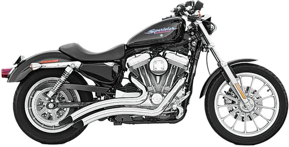 Freedom Performance HD00406 Sharp Curve Radius Exhaust System - Chrome