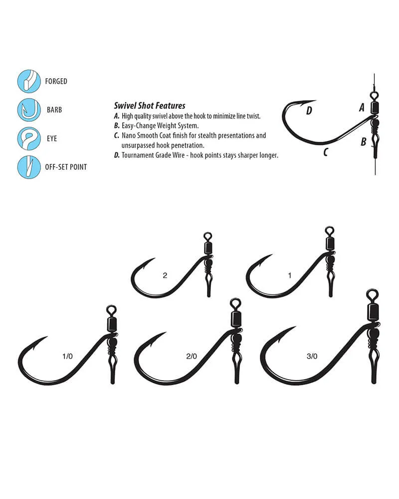 Gamakatsu G Finesse Swivel Shot Octopus