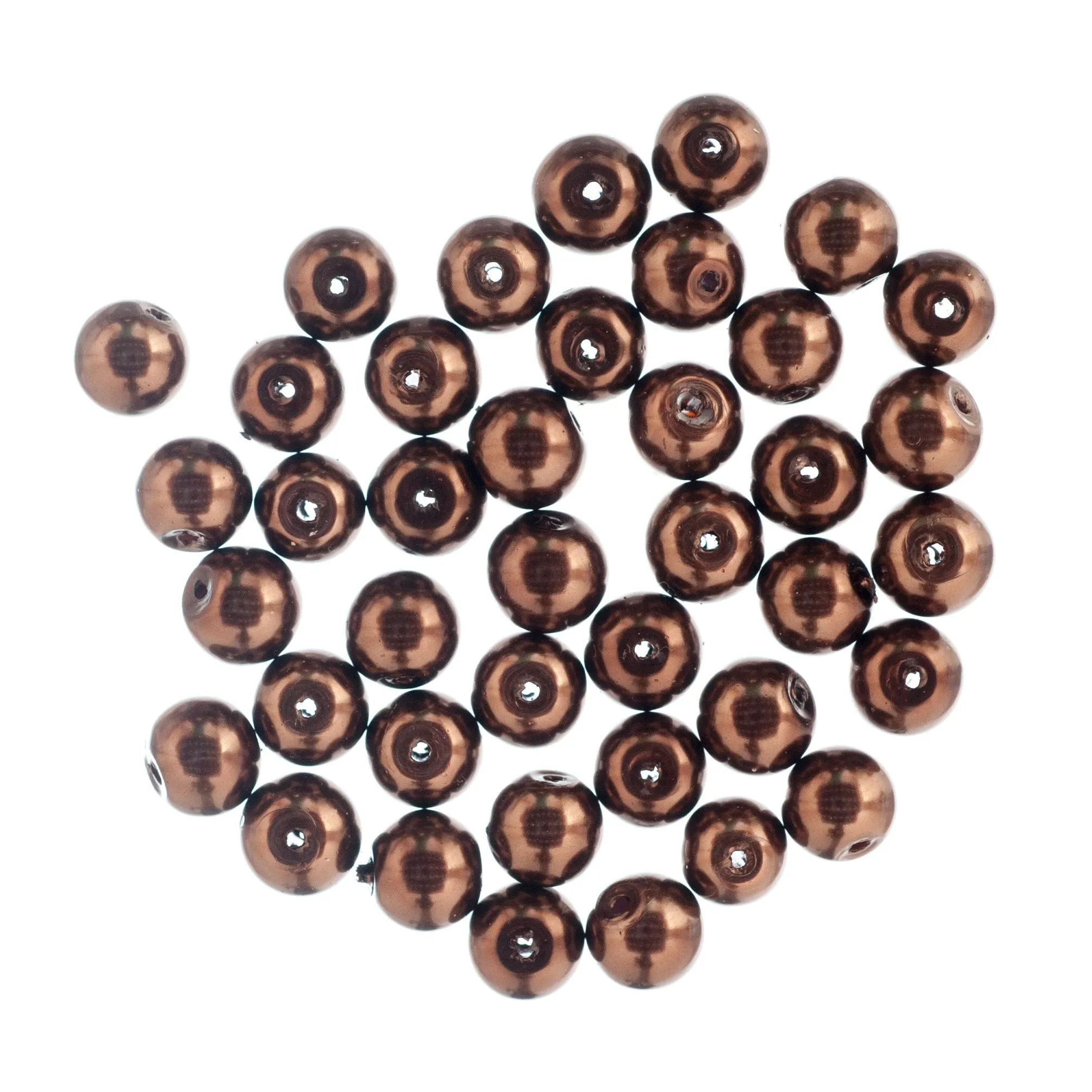 Glass Pearl Beads 40-100 Pack Trimits Essentials Beading Supplies Jewellery Beadwork DIY Handmade