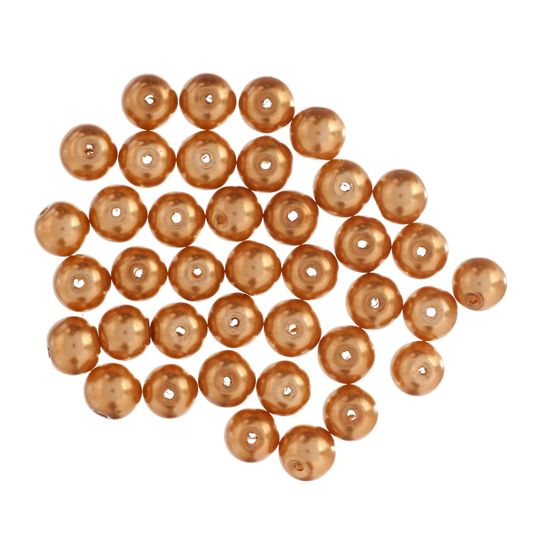 Glass Pearl Beads 40-100 Pack Trimits Essentials Beading Supplies Jewellery Beadwork DIY Handmade