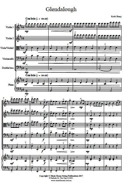 Glendalough (Keith Sharp) for String Orchestra