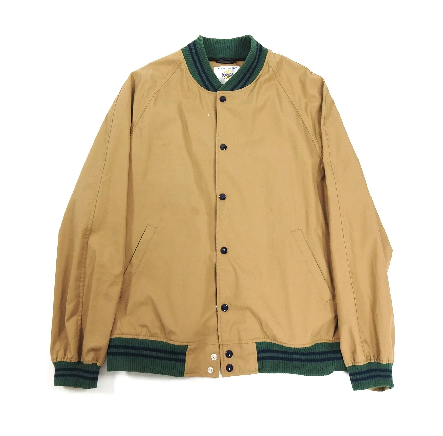 Golden Bear x Unionmade Camel Green Collar Bomber - XL