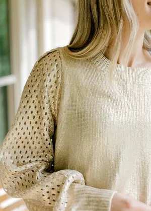 Golden Shimmer Sweater B