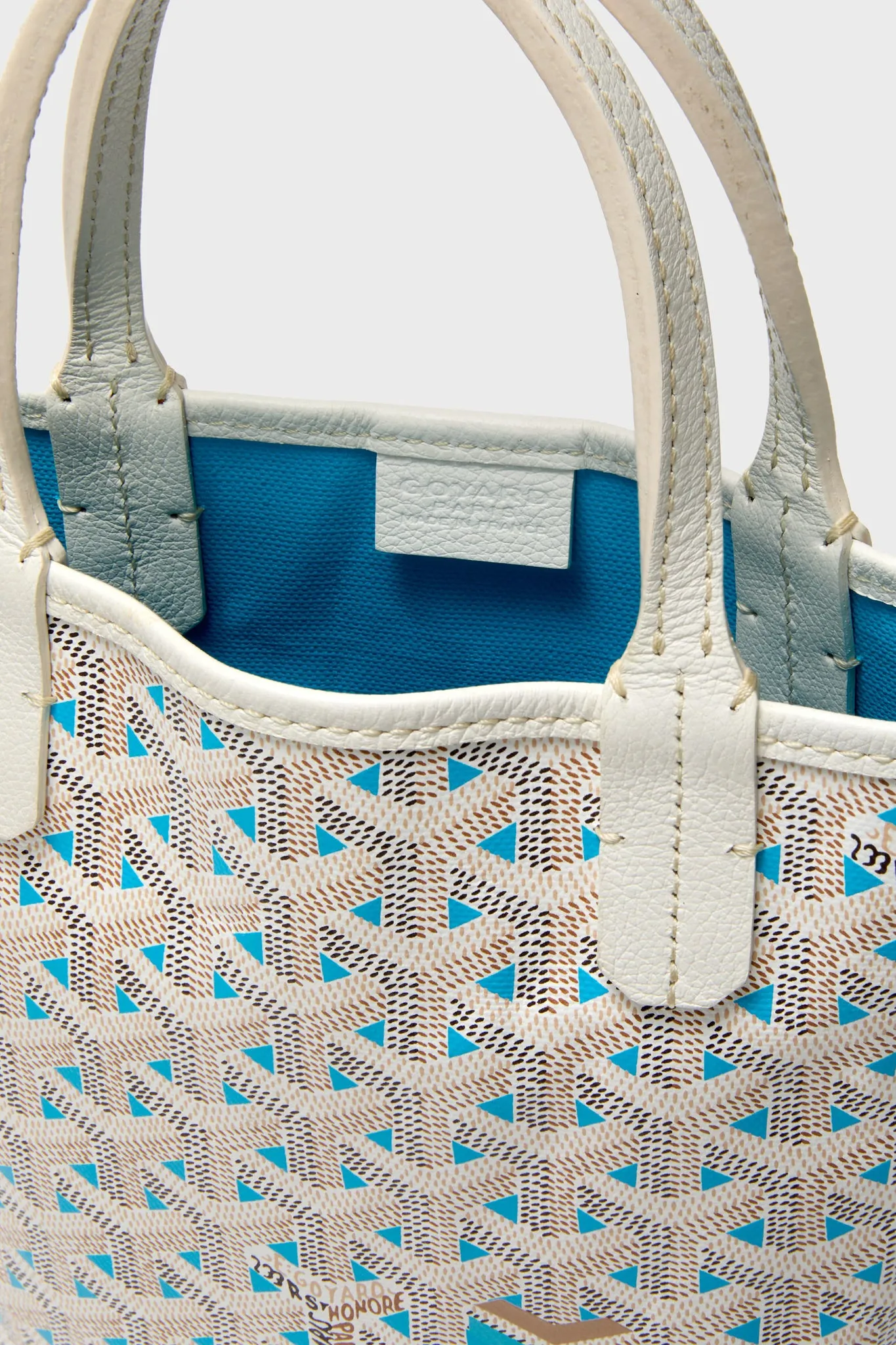 GOYARD Claire Voie Coated Canvas Mini Poitiers Tote