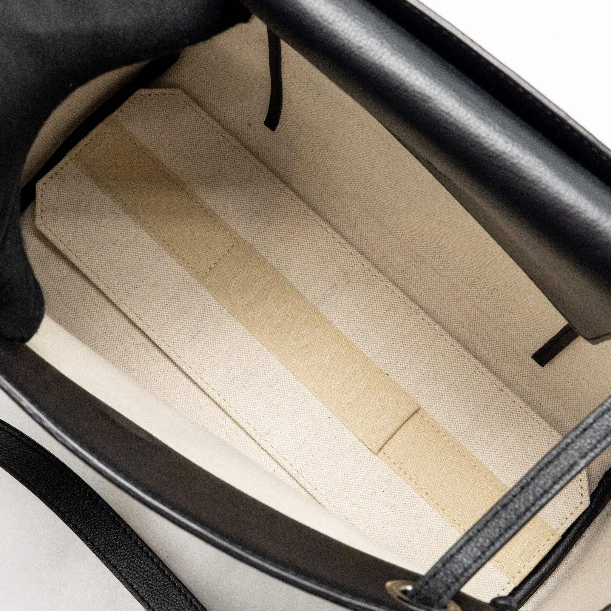 Goyard Rouette Tote Bag Goyardline Canvas/Calfskin Black SHW