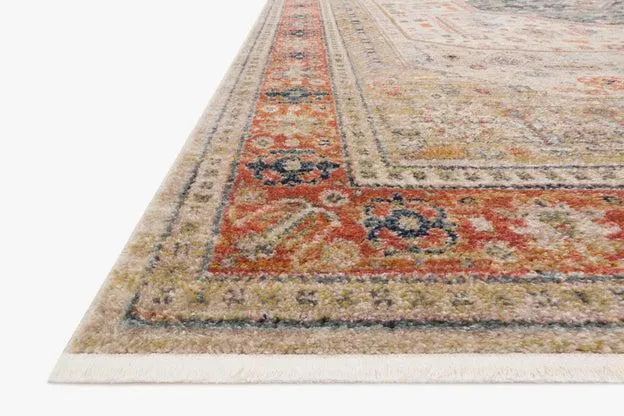 Graham Rug Magnolia Home by Joanna Gaines - GRA-03 Persimmon/Ant.Ivory