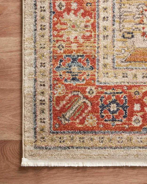 Graham Rug Magnolia Home by Joanna Gaines - GRA-03 Persimmon/Ant.Ivory