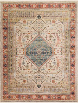 Graham Rug Magnolia Home by Joanna Gaines - GRA-03 Persimmon/Ant.Ivory