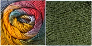 GRASS GREEN   MARIGOLD - Embossed Natura Hat KIT