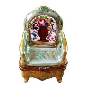 Green Armchair limoges box