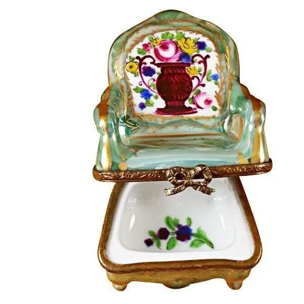 Green Armchair limoges box