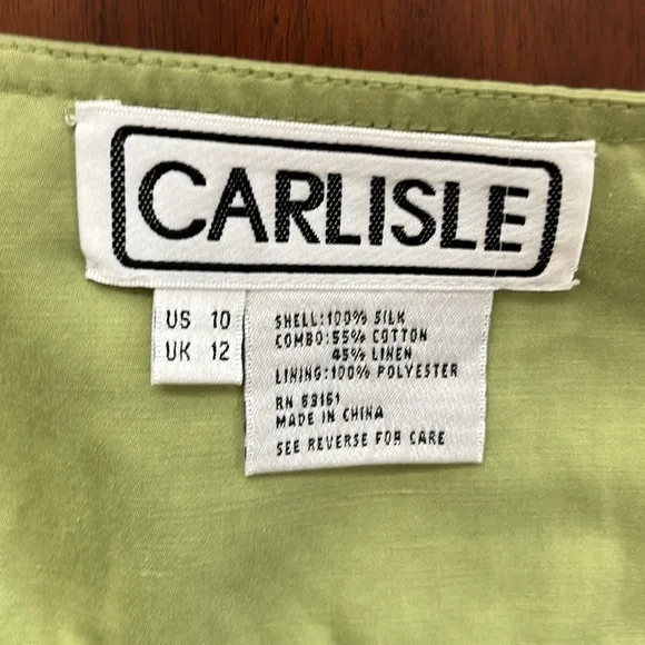 Green Carlisle wraparound skirt size 10