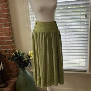 Green Carlisle wraparound skirt size 10