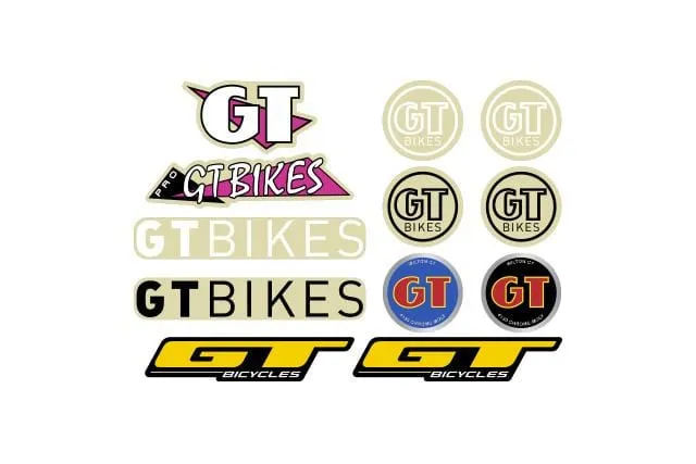 GT BMX Genuine Sticker Pack