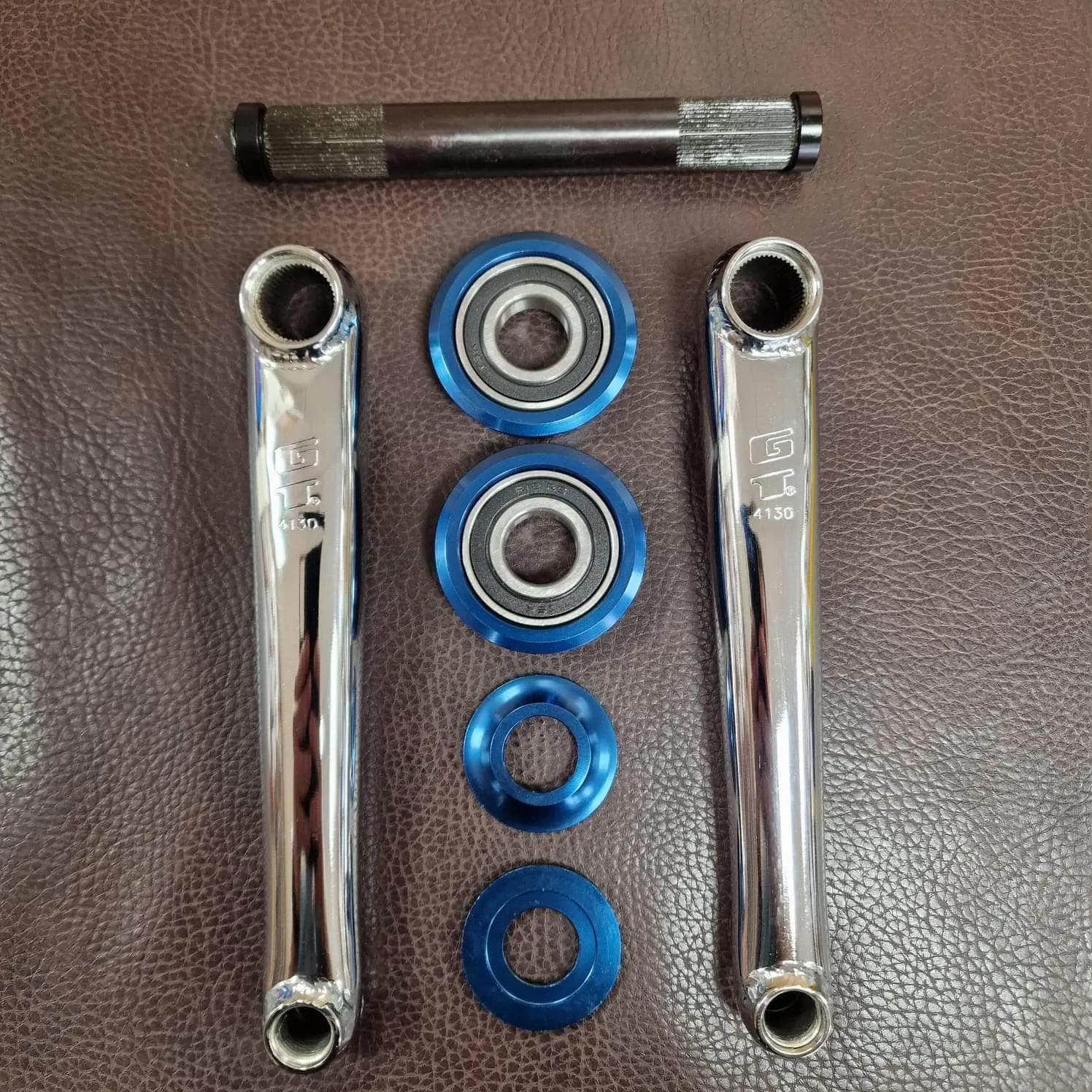 GT Power Series Cromo Crank Chrome with American Bottom Bracket