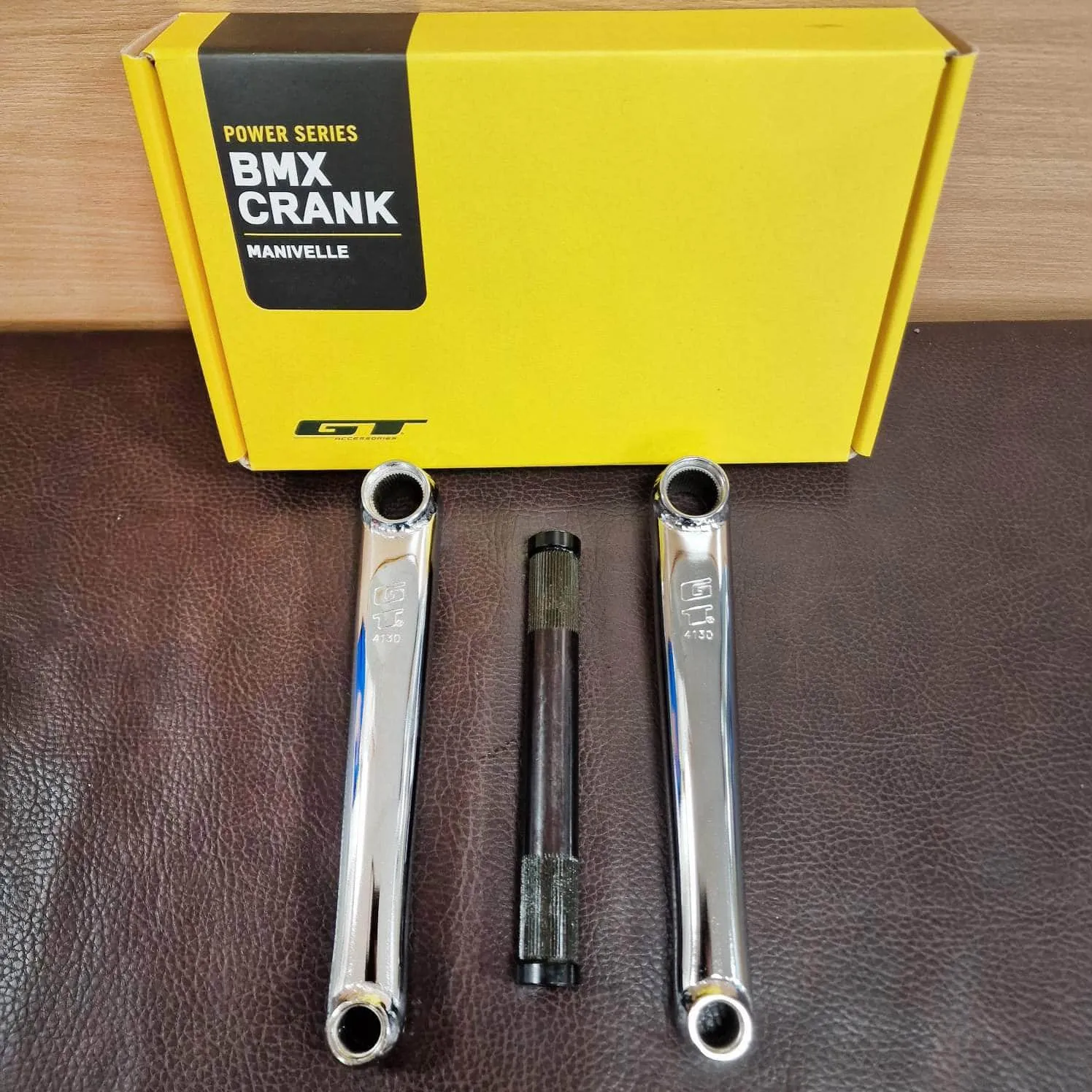 GT Power Series Cromo Crank Chrome with American Bottom Bracket