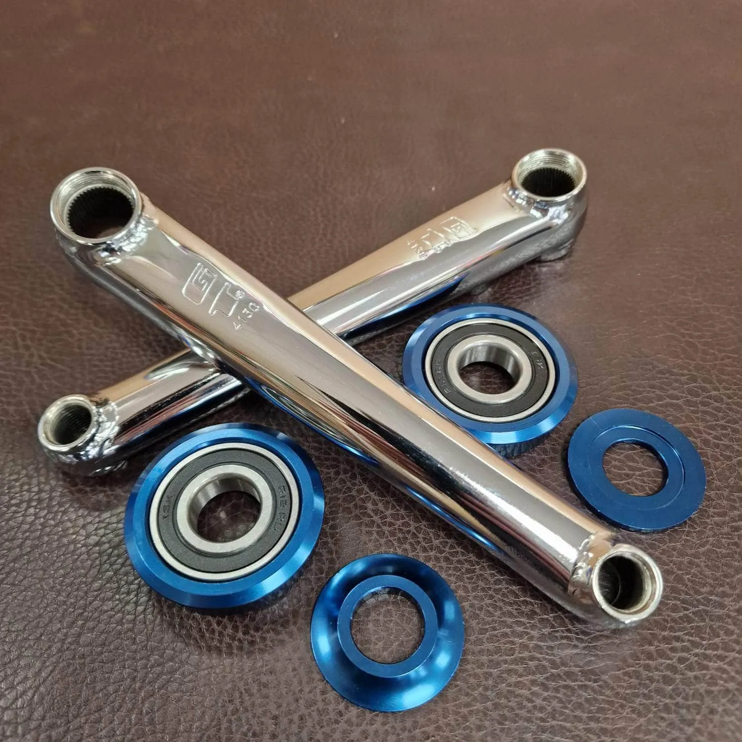 GT Power Series Cromo Crank Chrome with American Bottom Bracket