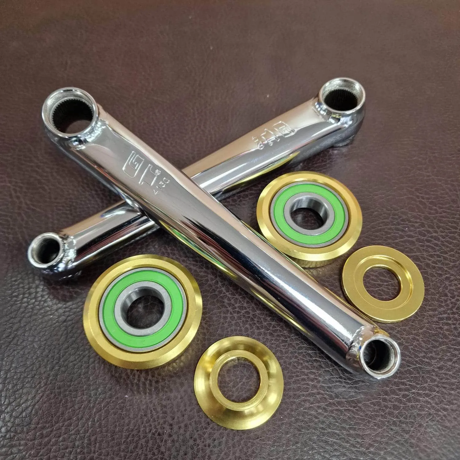 GT Power Series Cromo Crank Chrome with American Bottom Bracket