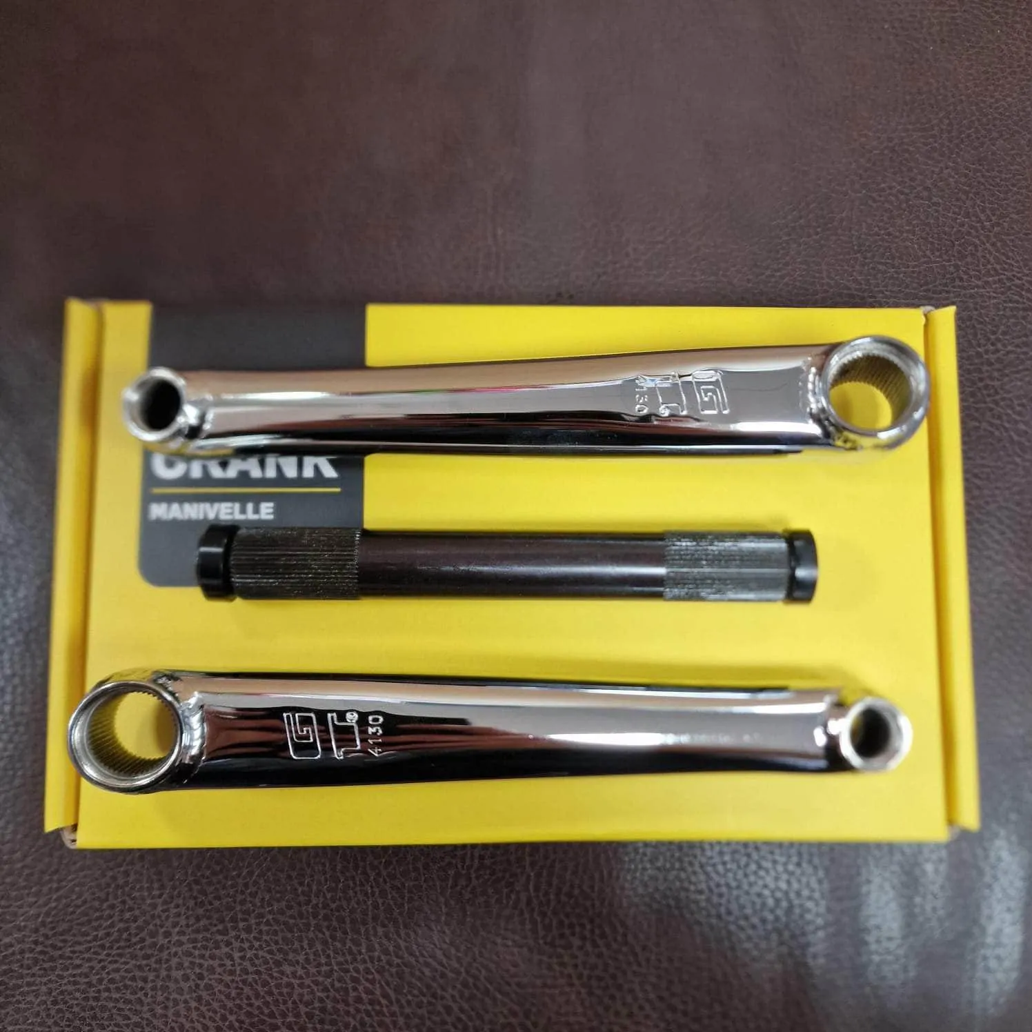 GT Power Series Cromo Crank Chrome with American Bottom Bracket