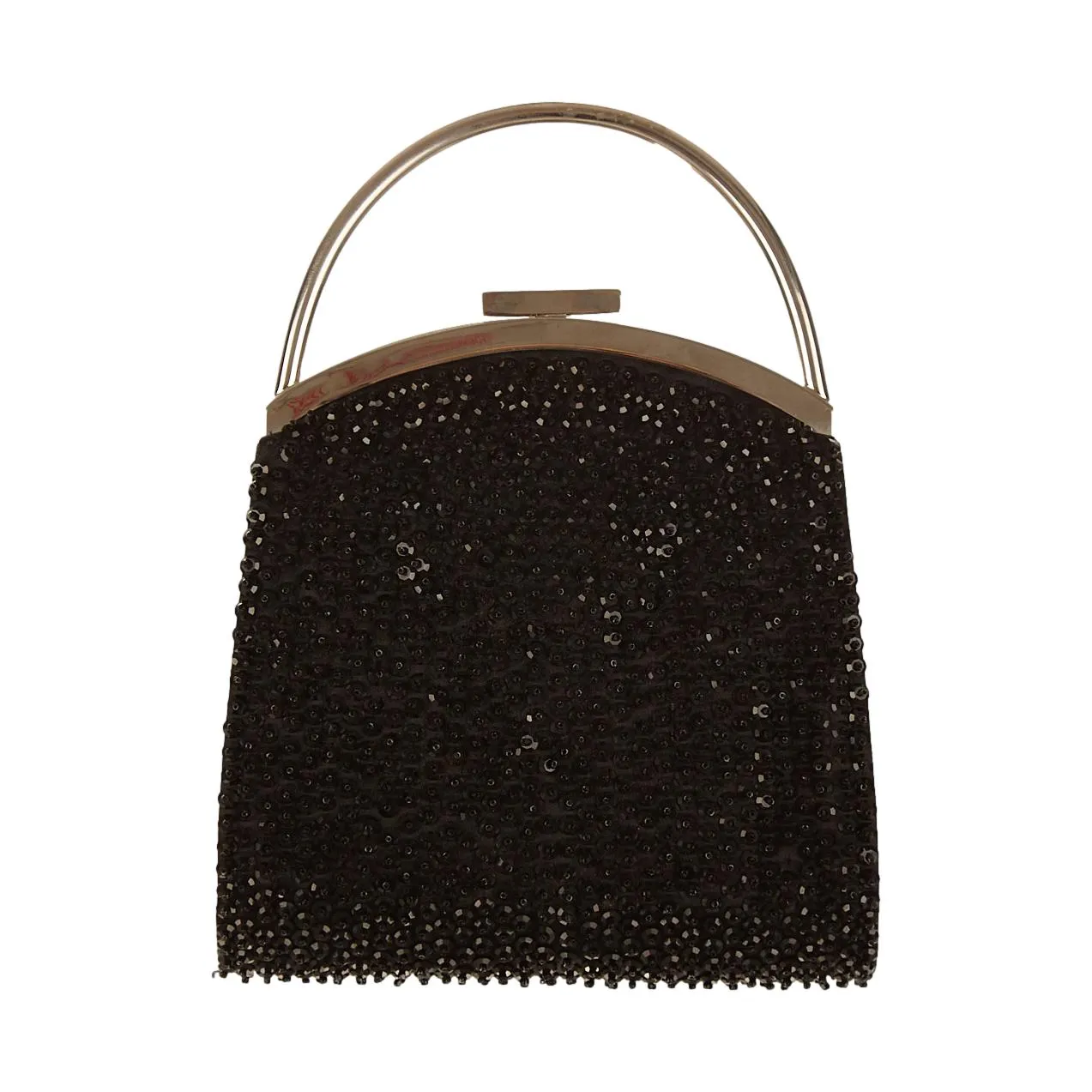 Gucci Black Rhinestone Top Handle Bag