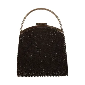 Gucci Black Rhinestone Top Handle Bag