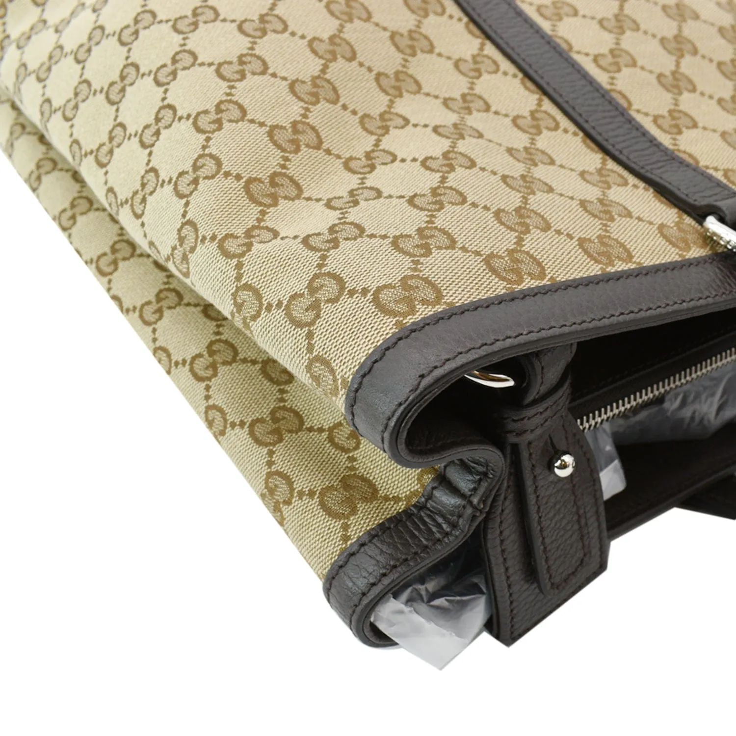 GUCCI Borsa Donna Large GG Canvas Tote Bag Beige 449169
