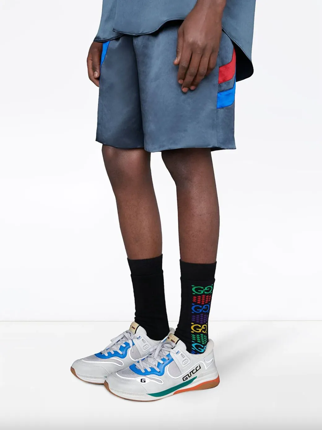 Gucci GG Psychedelic Socks in Black