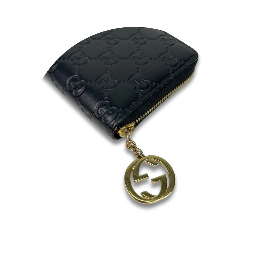 Gucci Guccissima Icon Signature Zipper Wallet