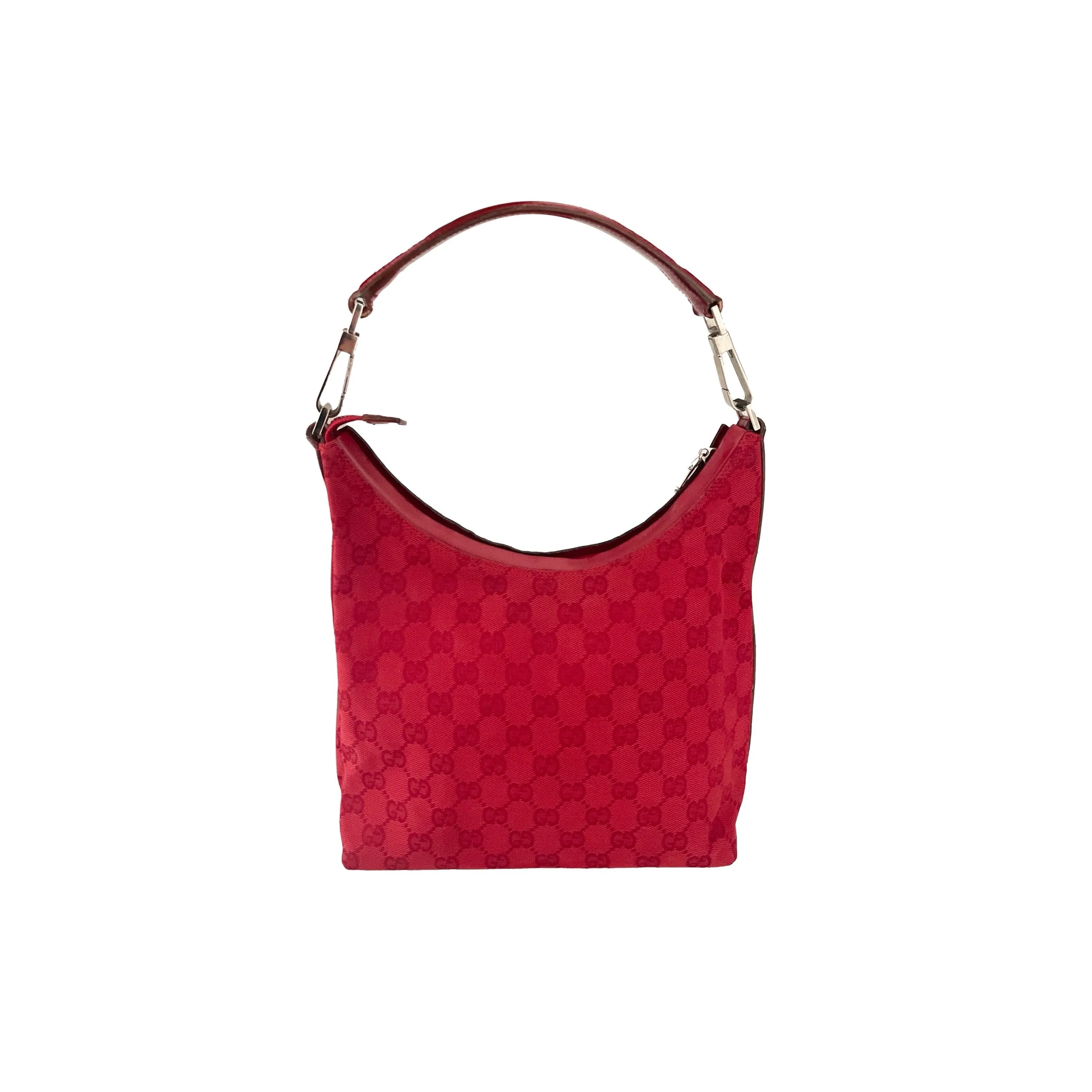 Gucci Red Monogram Shoulder Bag