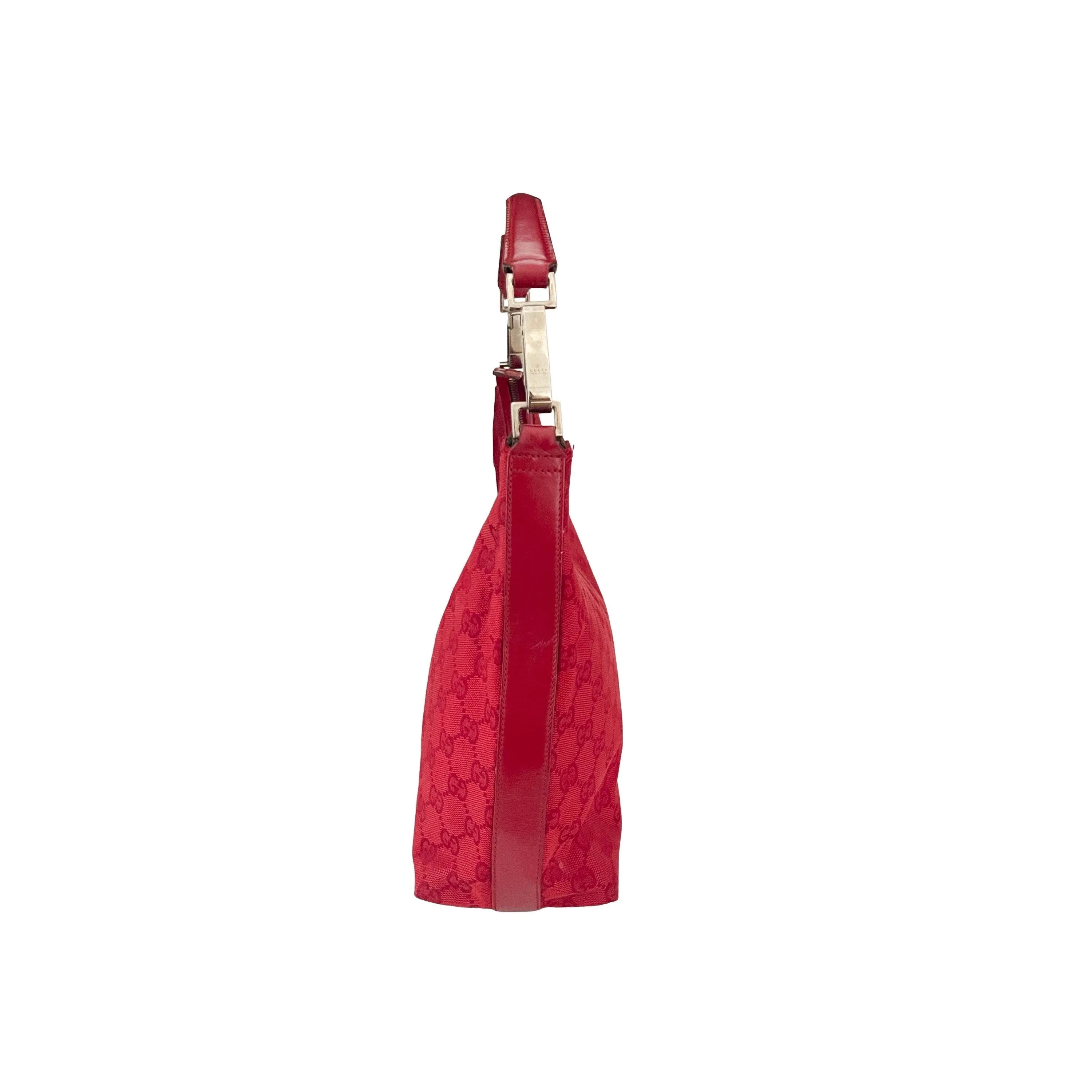 Gucci Red Monogram Shoulder Bag