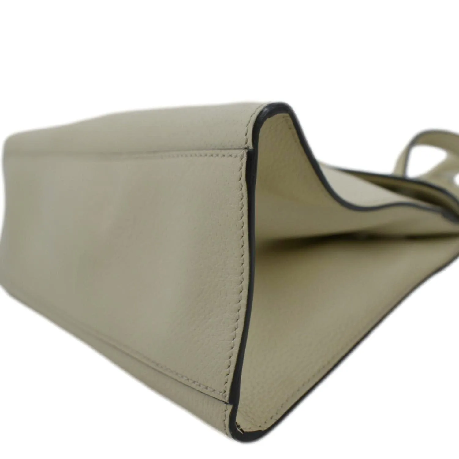 GUCCI Totem Butterfly Medium Leather Shoulder Bag Beige 505344