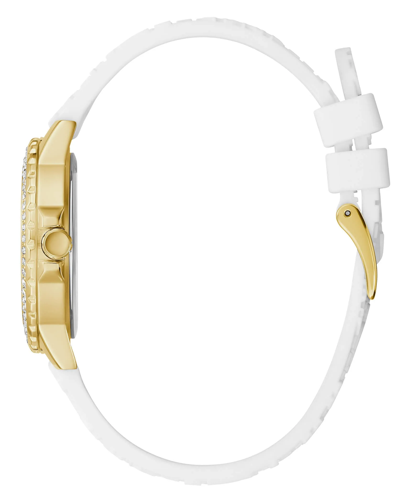 Guess Crown Jewel Gold Watch