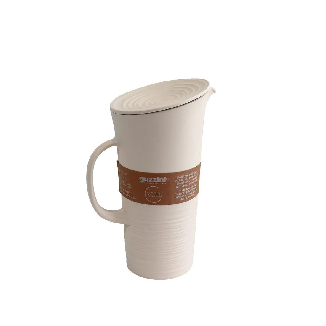 Guzzini Pitcher With Lid Tierra 1.8L Milk Cream GZ181701156