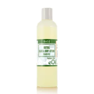 Hand & body lotion neutral paraben fragrance free base