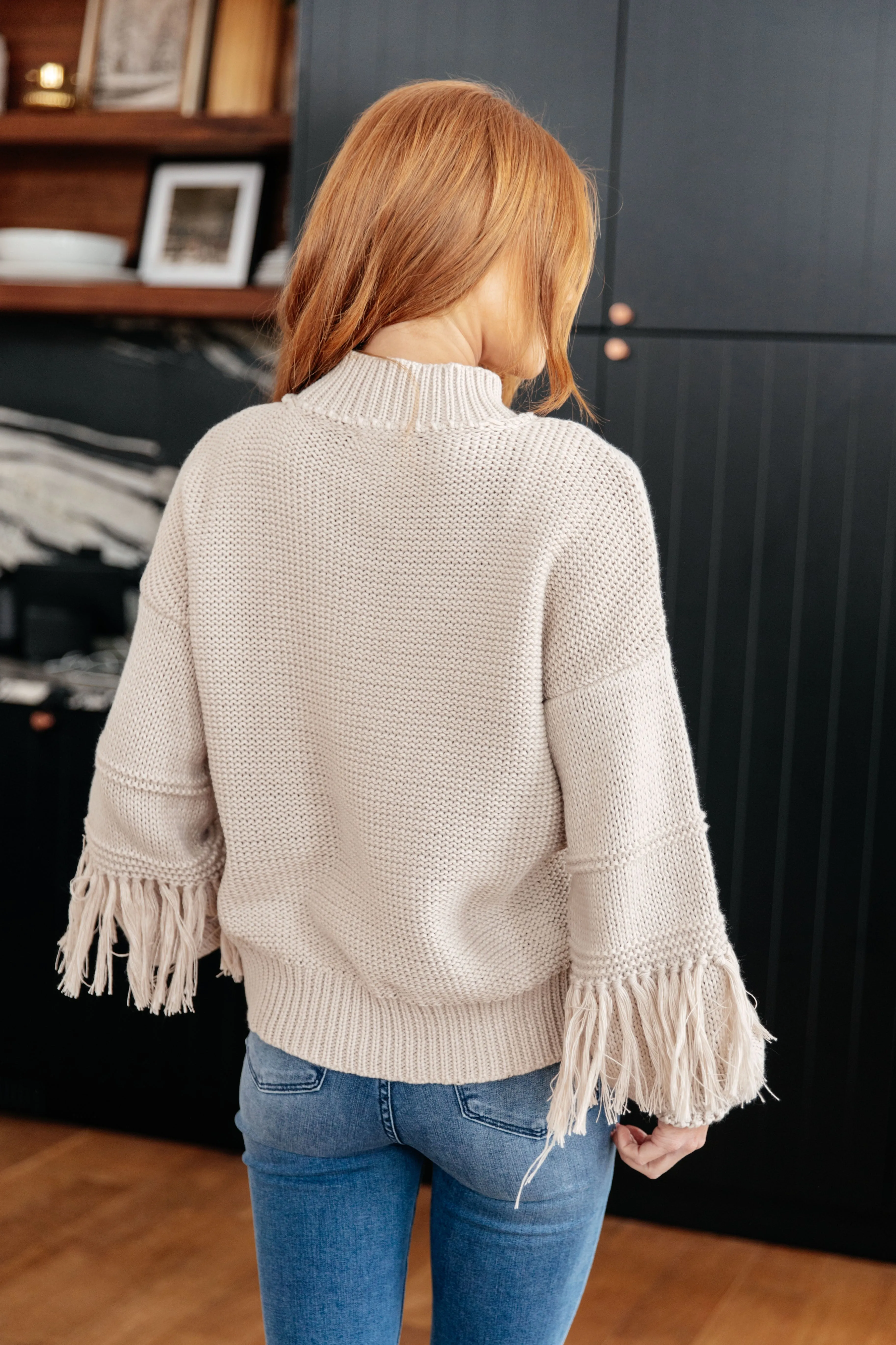 Handle It All Fringe Detail Sweater - 2/24