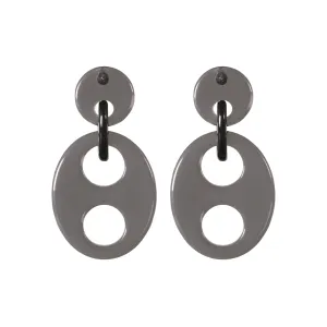 Haricot Small Grey Earrings