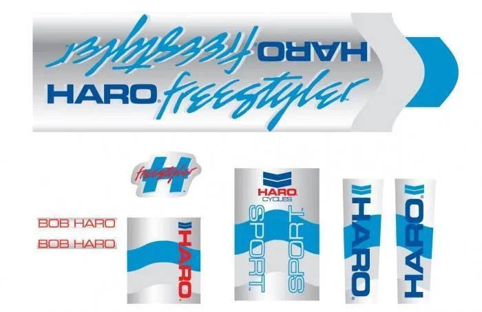 Haro 1985 Sport Frame and Fork Sticker Set